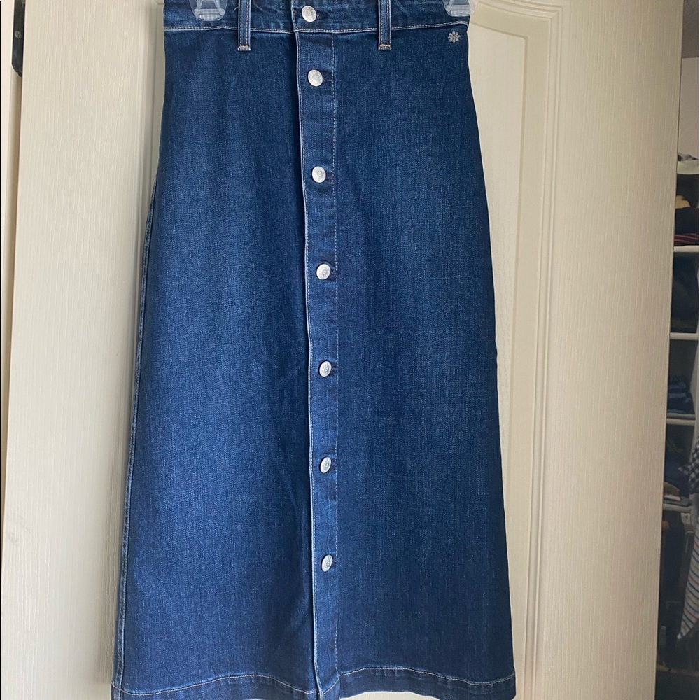 Size 24 maxi Alexa Chung Jean skirt.